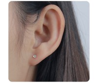 Silver Stud Earrings STS-2774